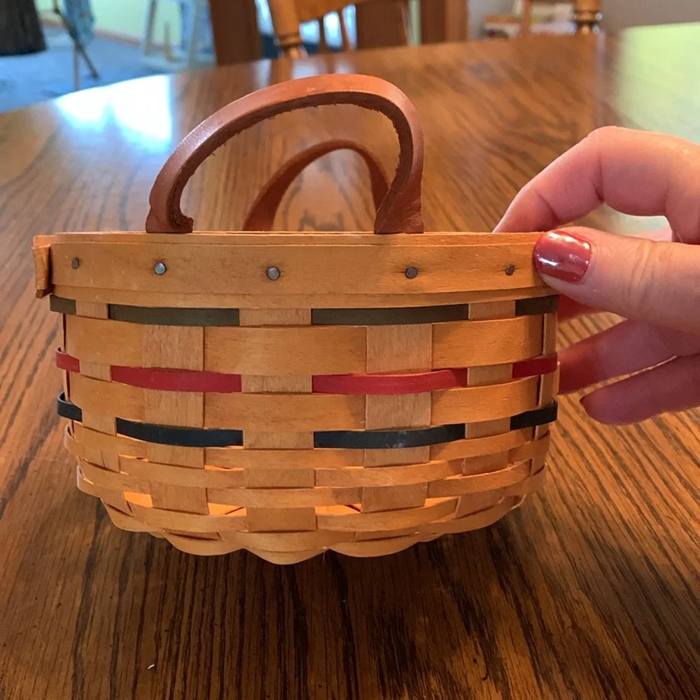 Longaberger Heartland Button Basket